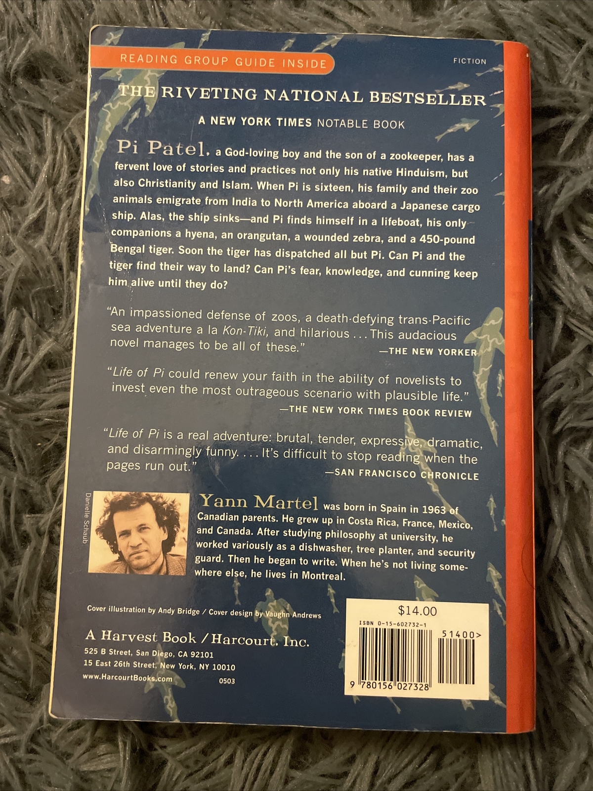 Life of Pi : A Novel by Yann Martel (2003, Trade Paperback)