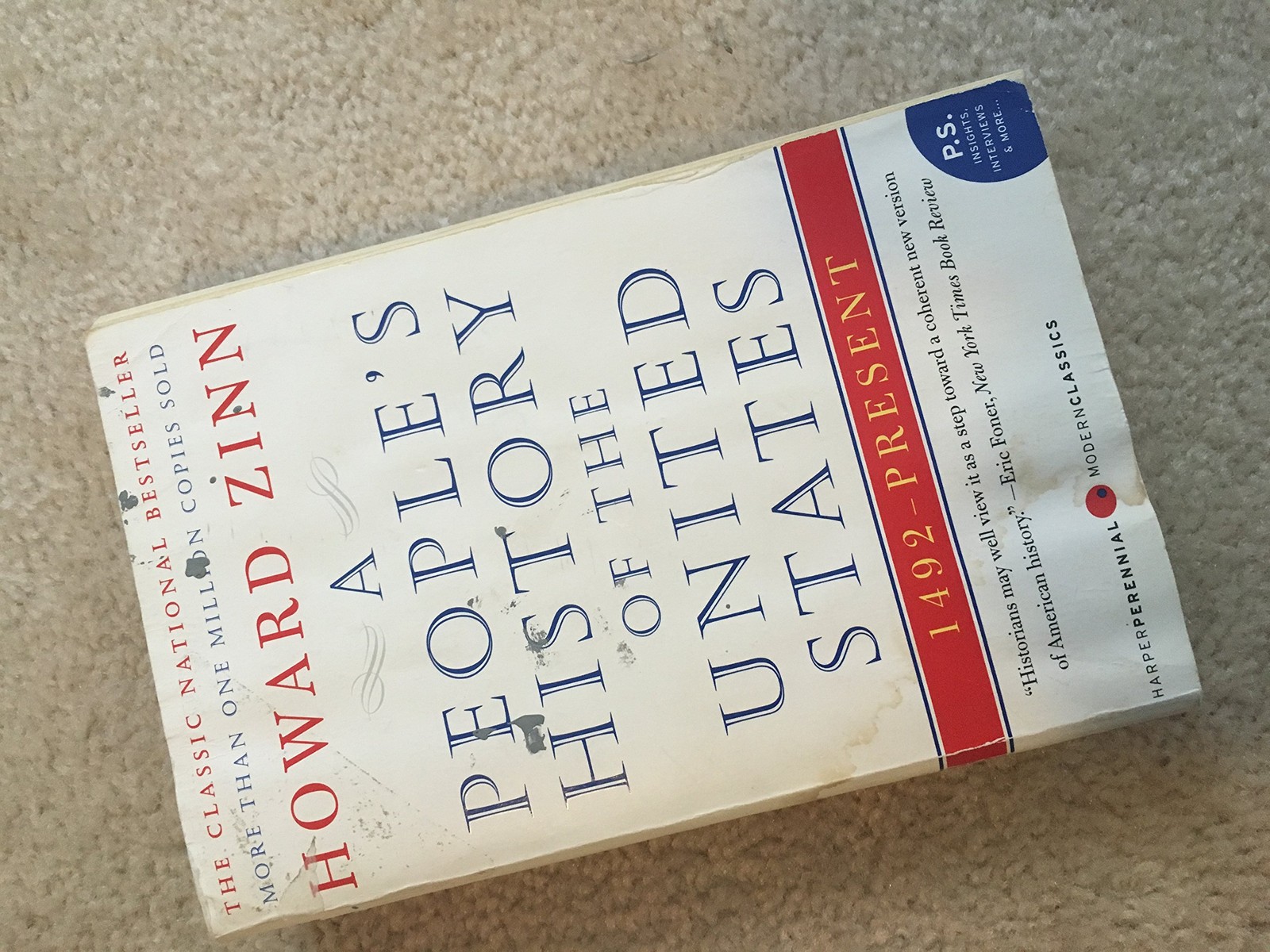 A People’s History of the United States Paperback Edition with Insights