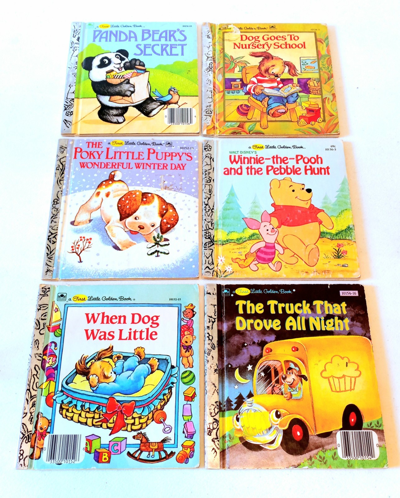 Lot of 15 VINTAGE 80s My First Little Golden Books Teacher Library Pediatrics