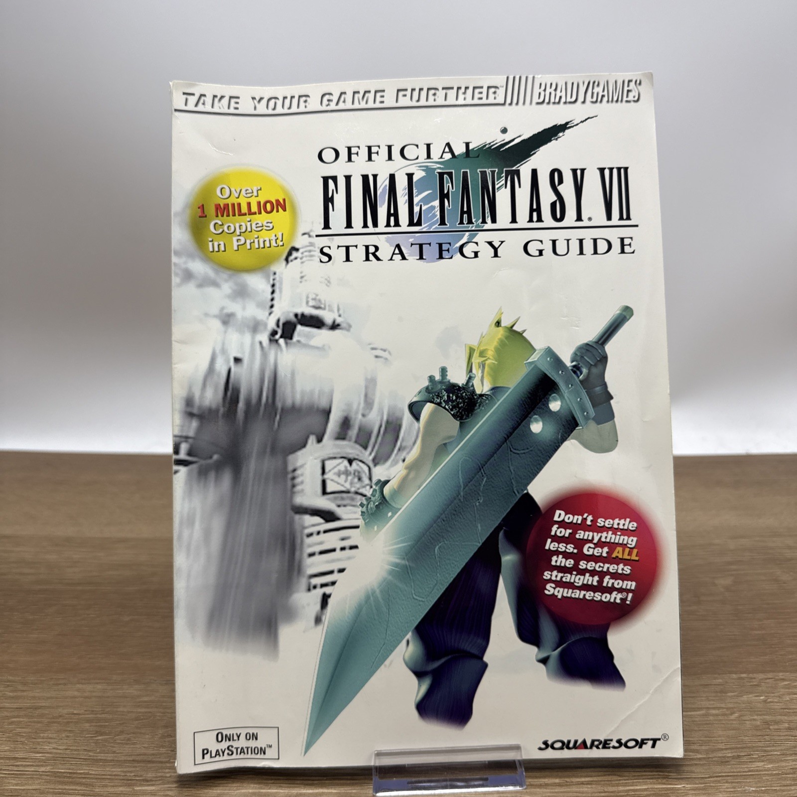 Official Final Fantasy VII Strategy Guide by David Cassady – 1997 PB PlayStation