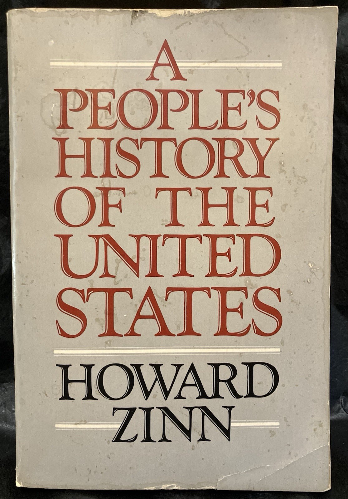 1980 “A PEOPLE’S HISTORY OF THE UNITED STATES” Paperback Book! Howard Zinn, 1st