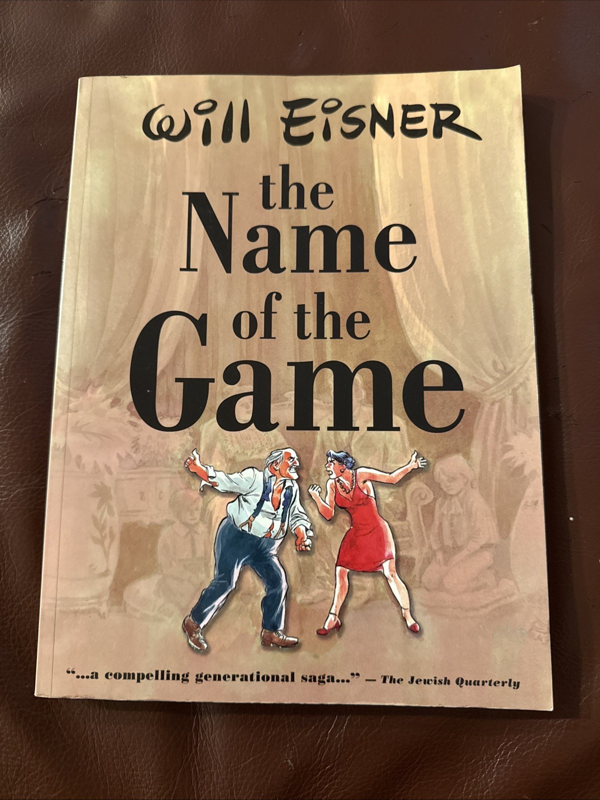 SIGNED Will Eisner The Name of the Game Paperback Book