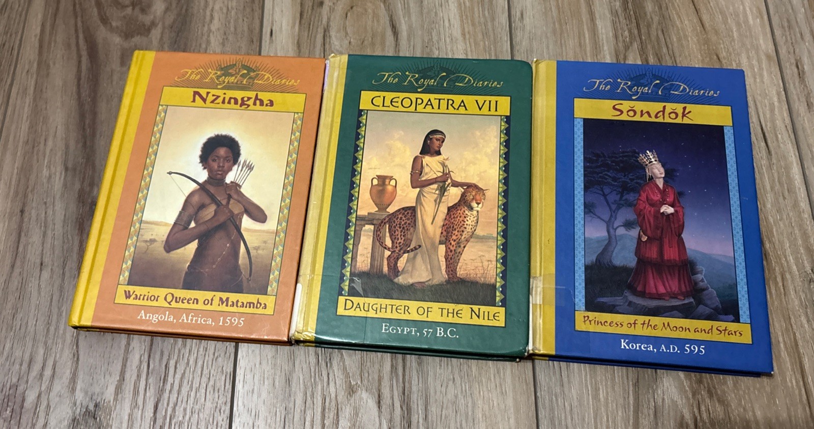 The Royal Diaries, Lot of 3, Korea Egypt Africa HC Books