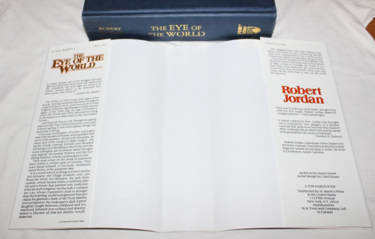 The Eye of the World (The Wheel of Time, Book 1) Robert Jordan Hardcover – GOOD