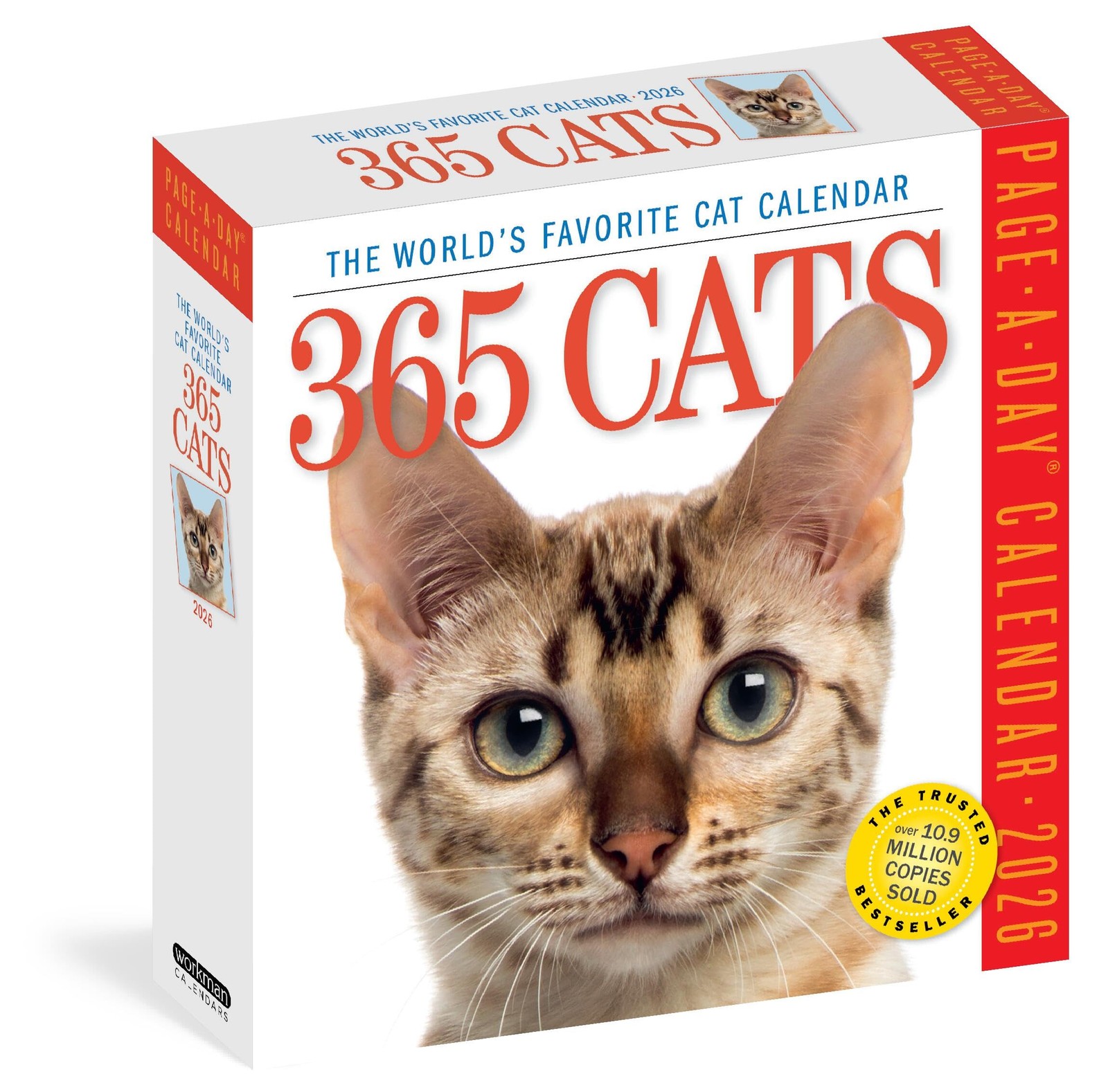 365 Cats Page-A-Day® Calendar 2026: The World’s Favorite Cat