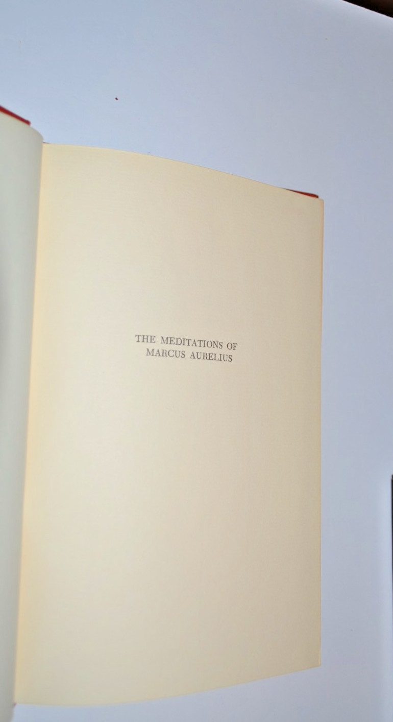 Meditations of Marcus Aurelius translated by George Long 1953 Hardback