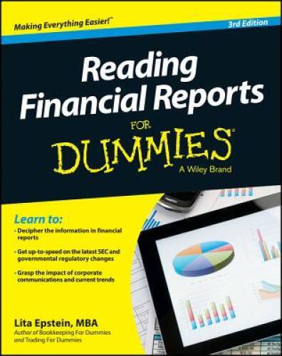 Reading Financial Reports For Dummies – Paperback By Epstein, Lita – GOOD