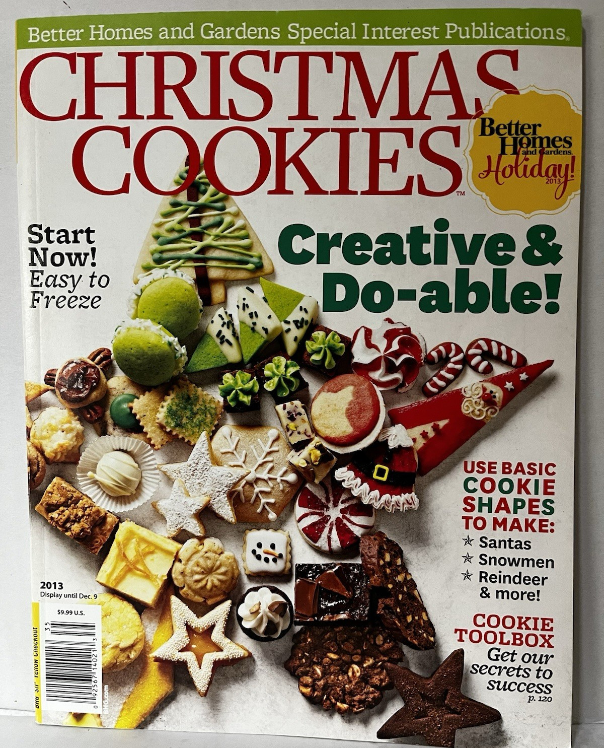 Better Homes and Gardens Christmas Cookies Magazine 2013–136 pages–pre-owned