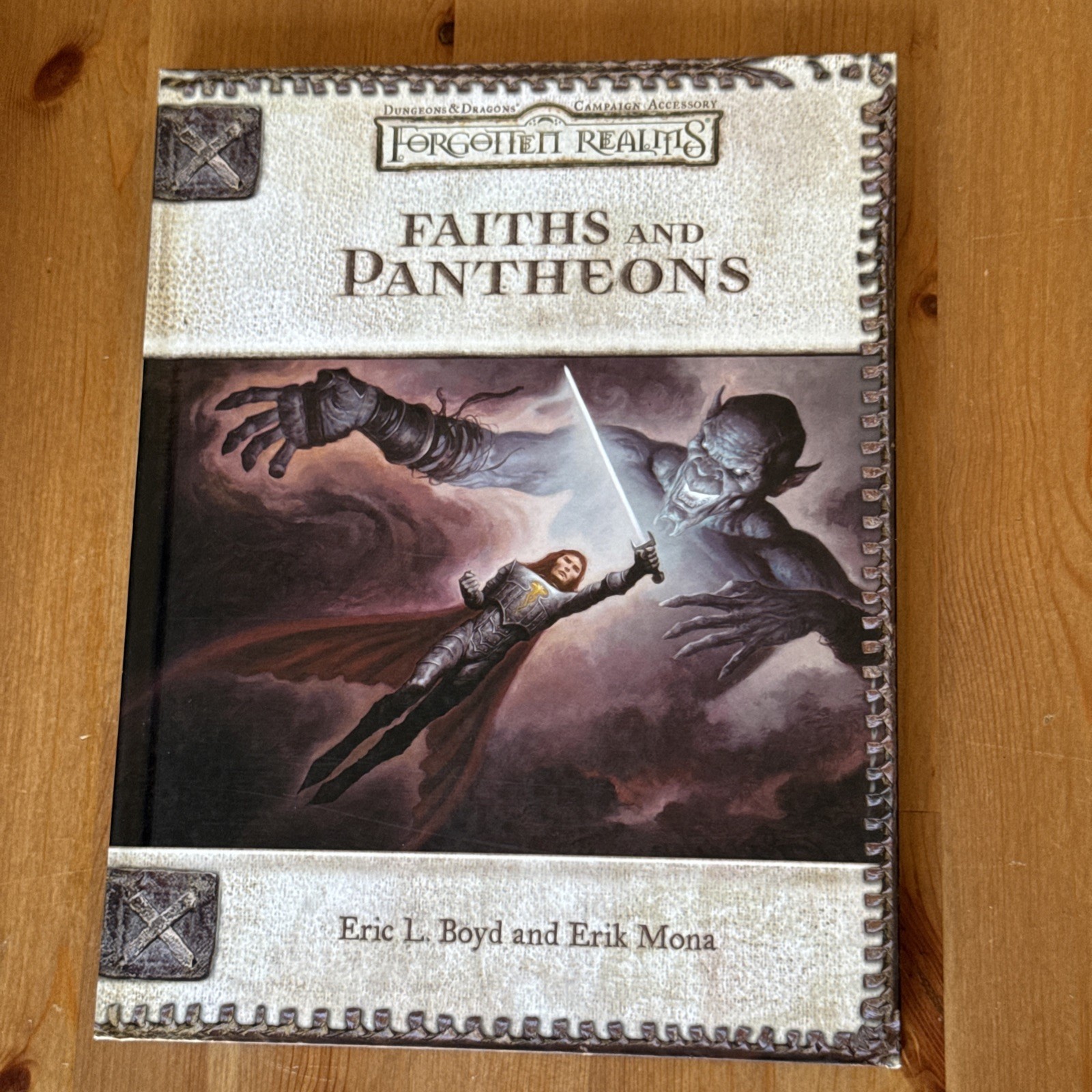 D & D Faiths and Pantheons Forgotten Realms Hardcover 1st Print 2002 VGC