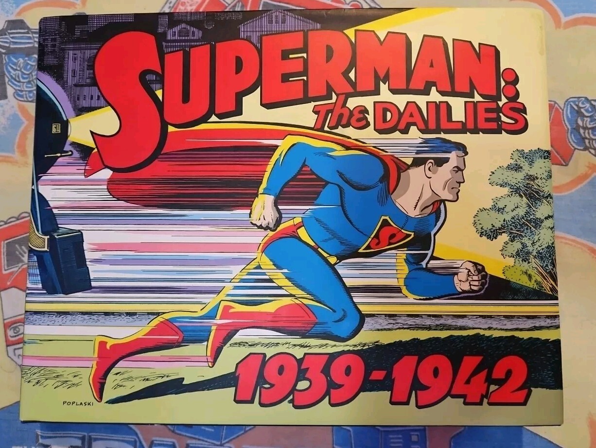 Superman: The Dailies Strips 1-966 1939-1942 Hardcover Book 174 Pages