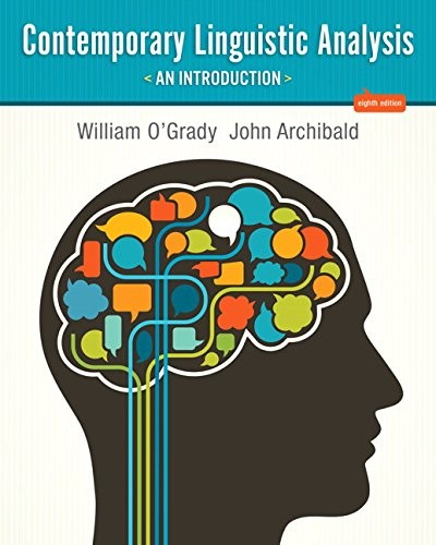 Contemporary Linguistic Analysis: An Introduction – paperback O’Grady, Willi…