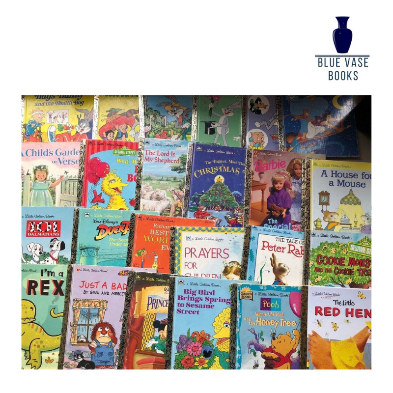 20 lot little golden books assorted kids vintage mix newer board books – GOOD