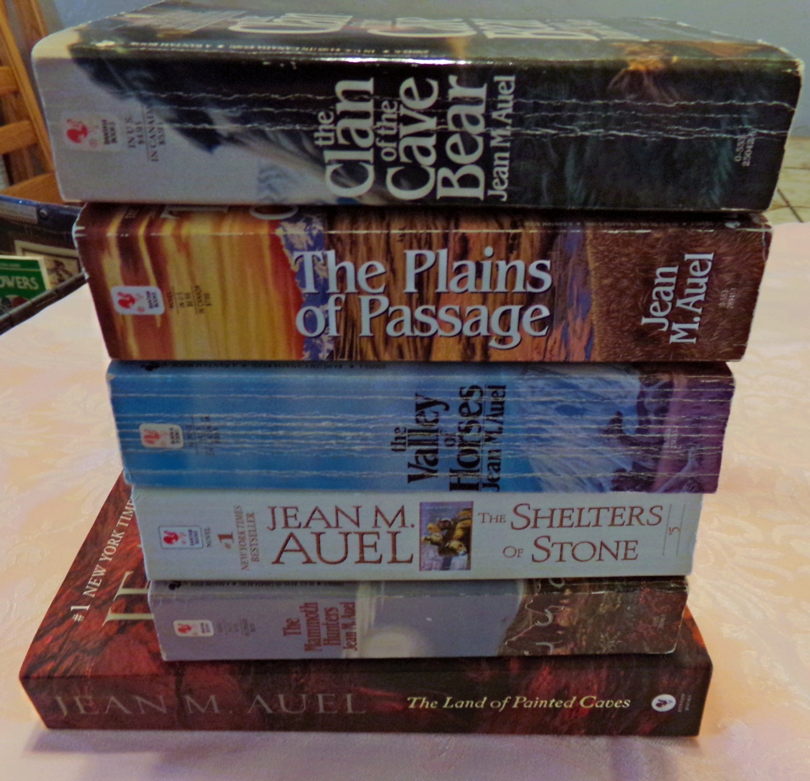 Jean Auel Earth’s Children Clan of the Cave Bear Series Complete 6 Books 1-6 VGC