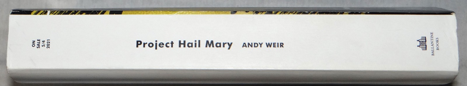 Andy Weir Project Hail Mary Advance Reader’s Copy Uncorrected Proof Good