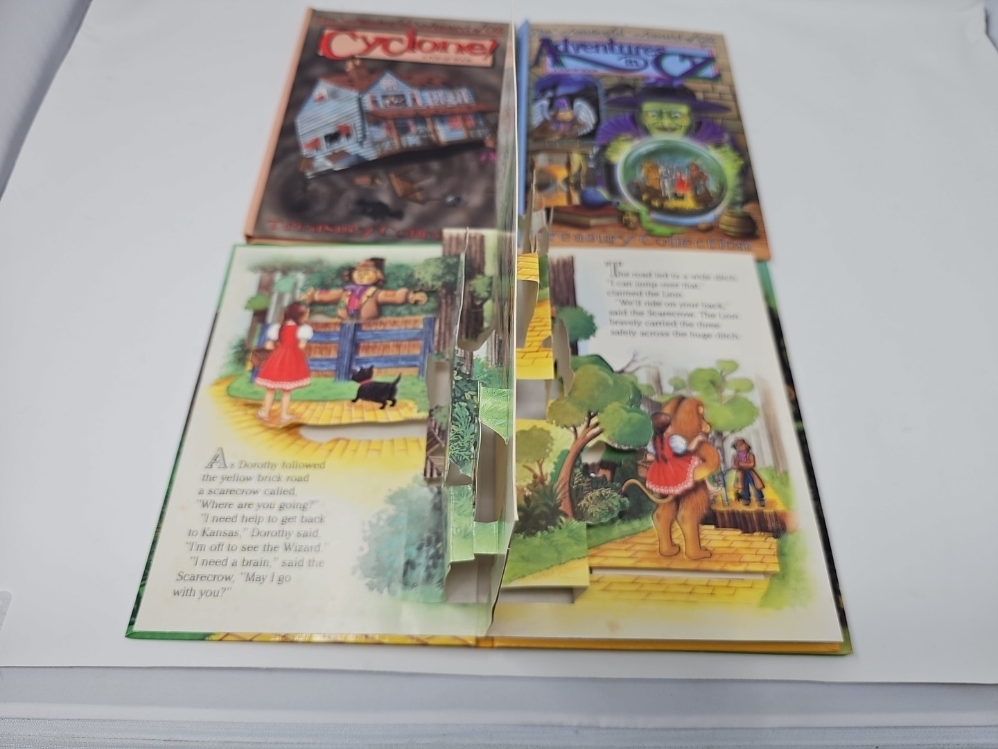 1991 THE WONDERFUL WIZARD OF OZ 4 POP-UP BOOKS TREASURY COLLECTION