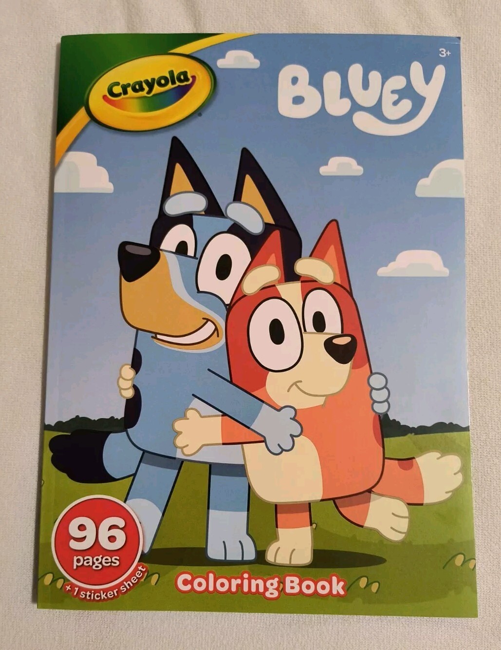Crayola BLUEY Jumbo Coloring & Activity Book 96 Pages with Sticker Sheet New!