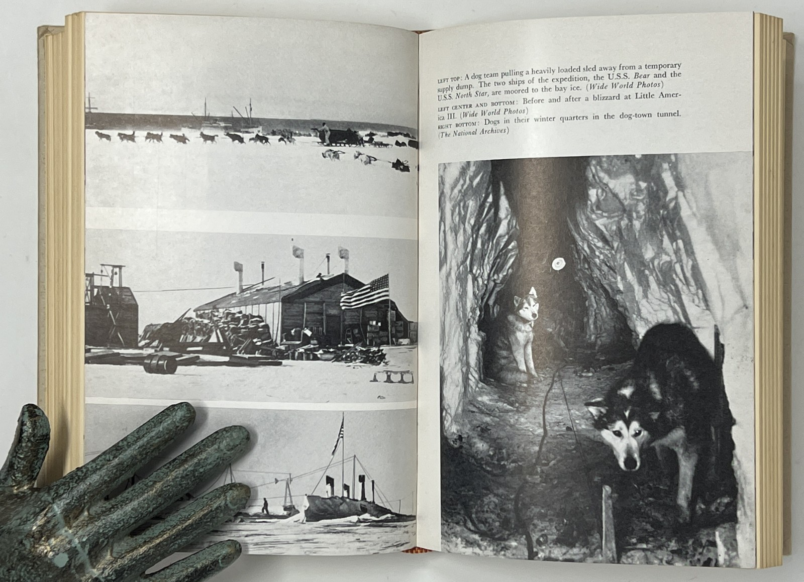 VTG HISTORY: SIGNED Antarctic Night by Jack Bursey – 1957 HC/DJ Pub Rand McNally