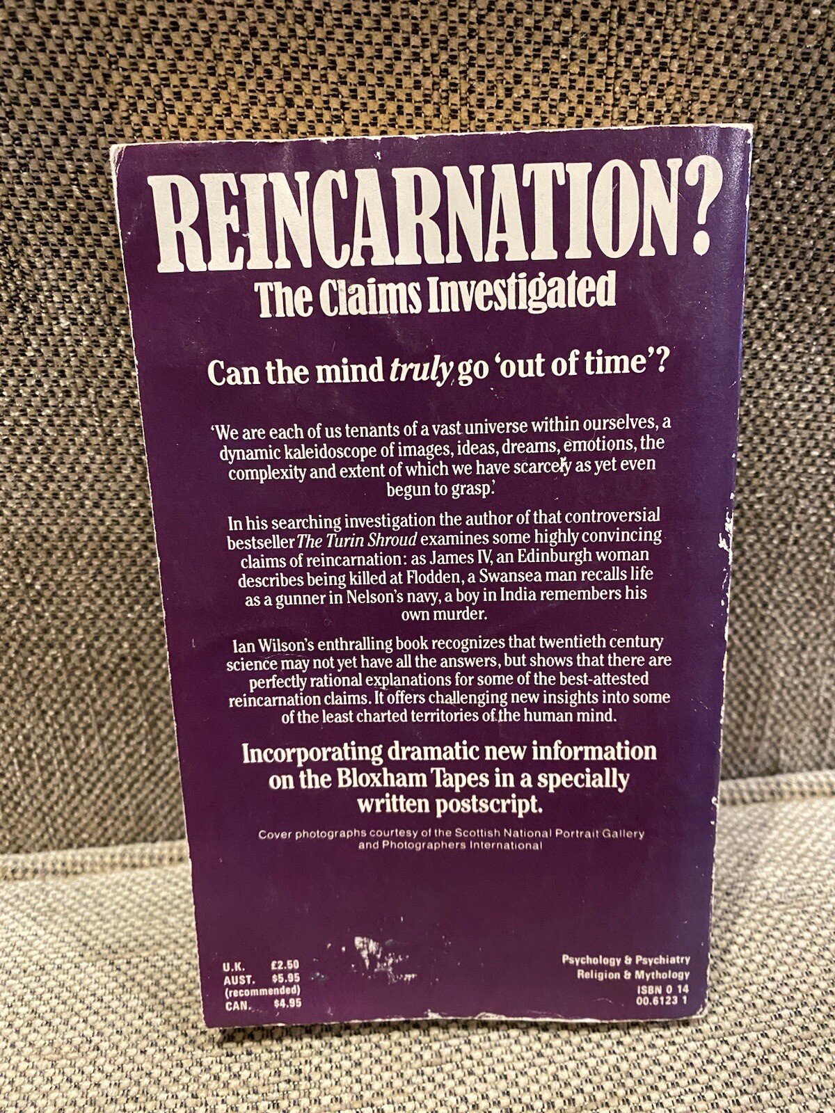 Reincarnation? by Ian Wilson (First Published as Mind Out Of Time?) PB 1982