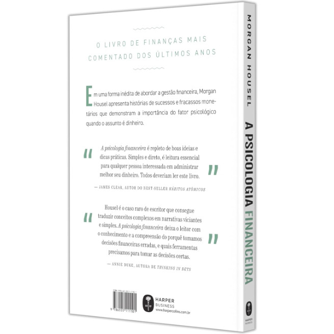 Livro: A Psicologia Financeira – Morgan Housel (Em Portugues do Brasil)
