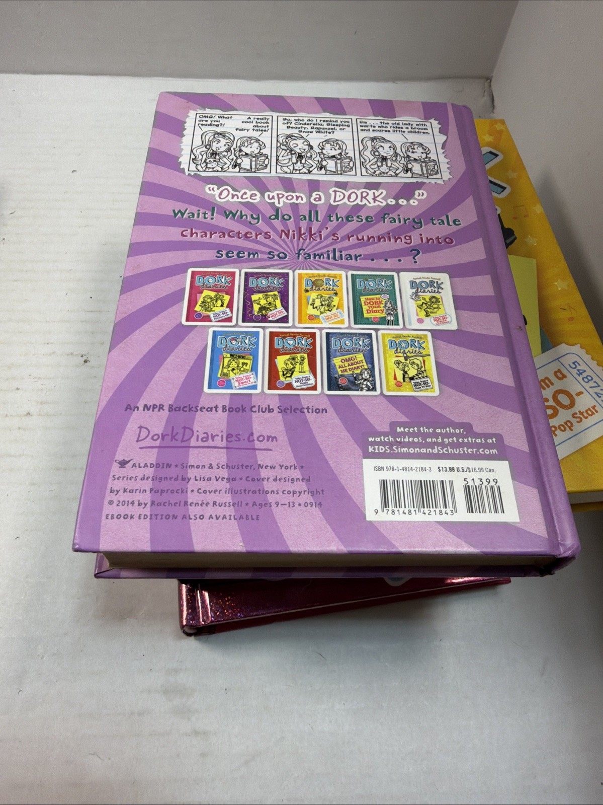 Dork Diaries by Rachel Renée Russell Lot Of 6 Books – 1, 2, 3, 8, 9, 11