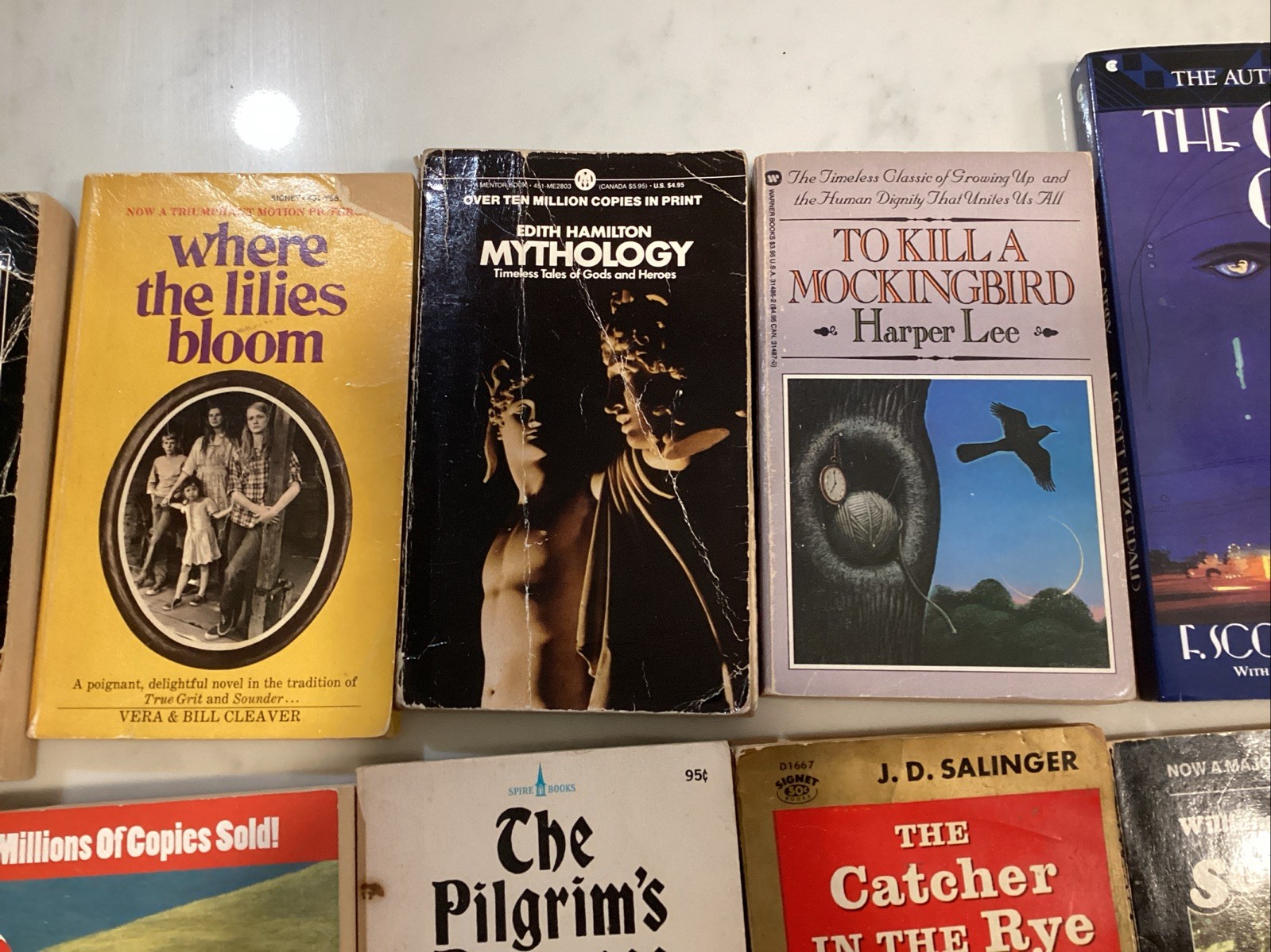 Vintage Paperback Lot of 21 Variety of Famous Authors Classics Fiction
