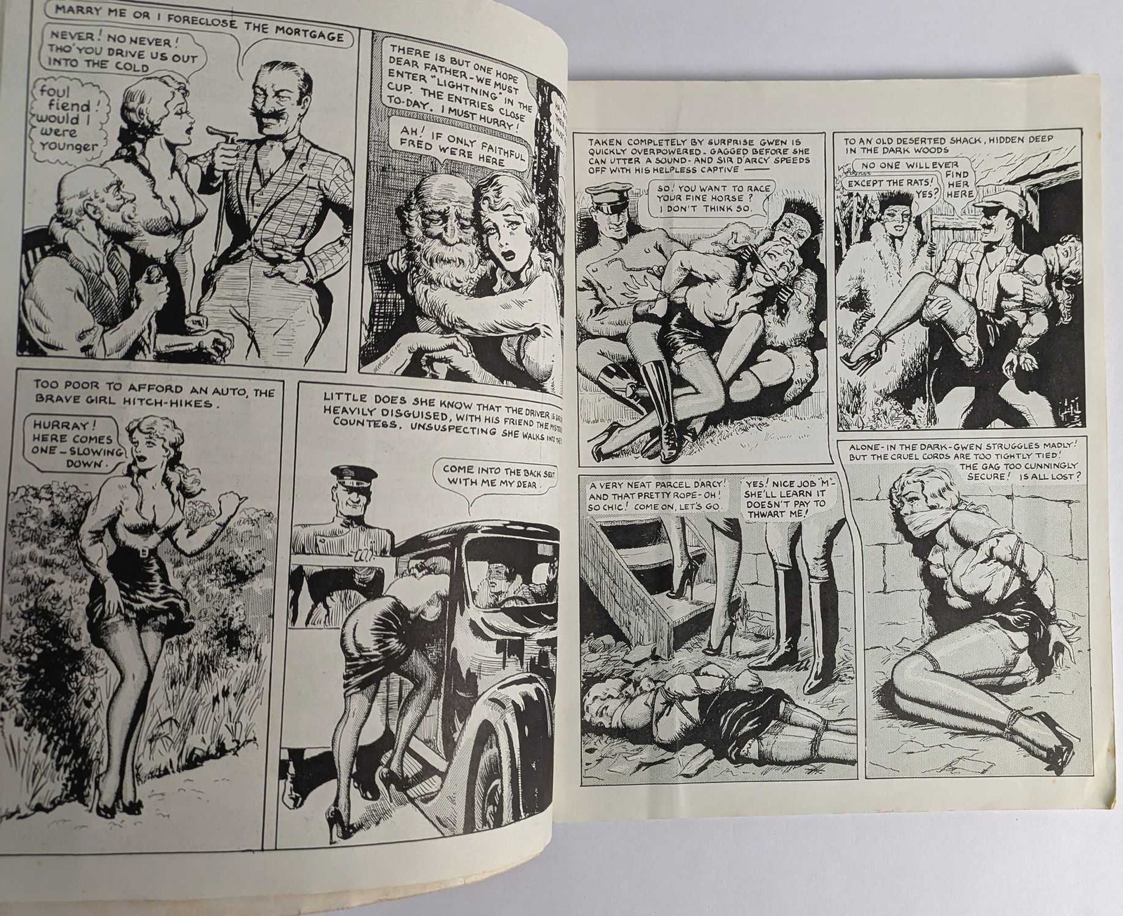 John Willie [John Alexander Scott Coutts]: Sweet Gwendoline & Sir Dystic d’Arcy