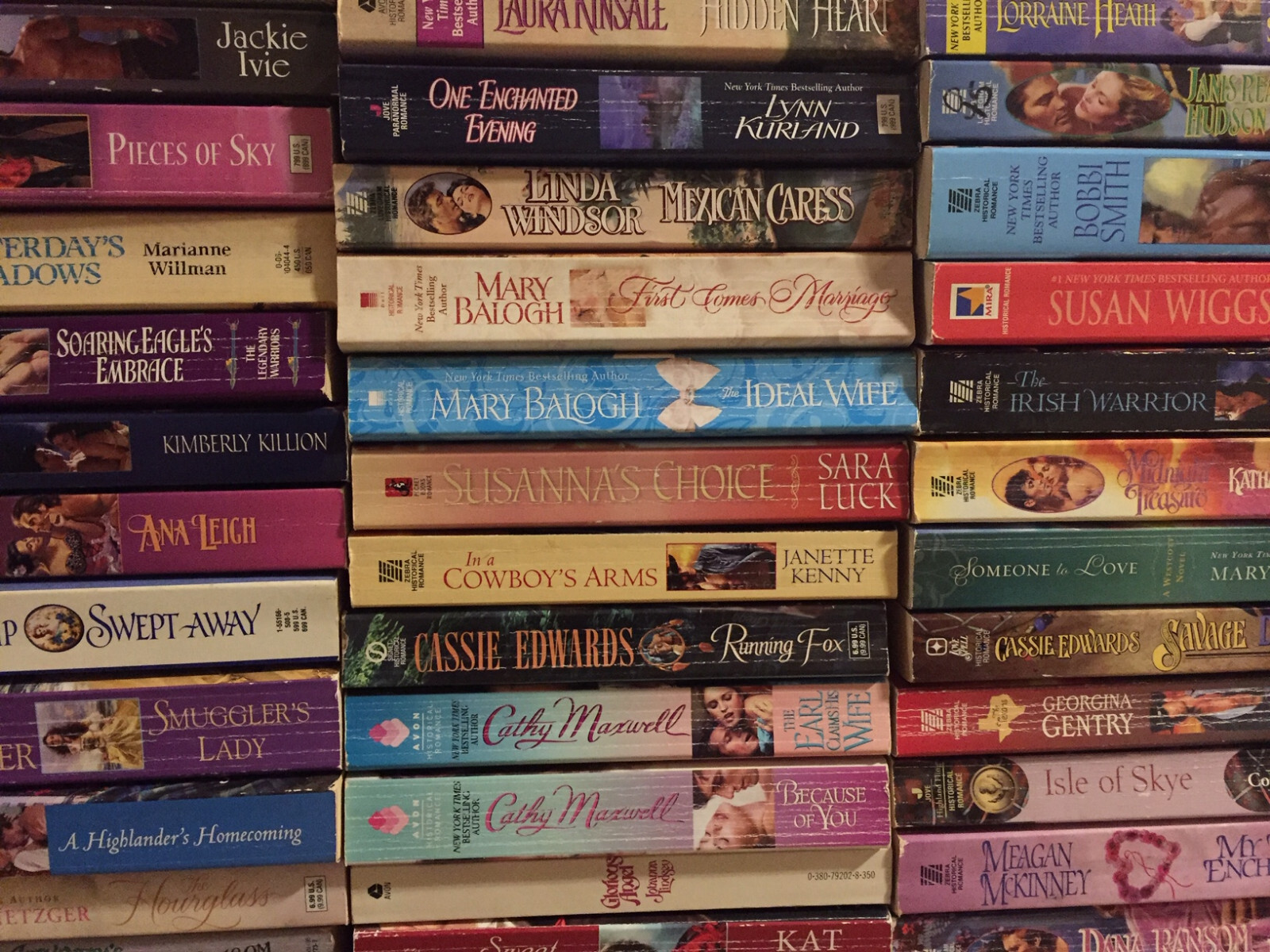 Lot of 10 Historical Romance Paperbacks Random Mix of Books