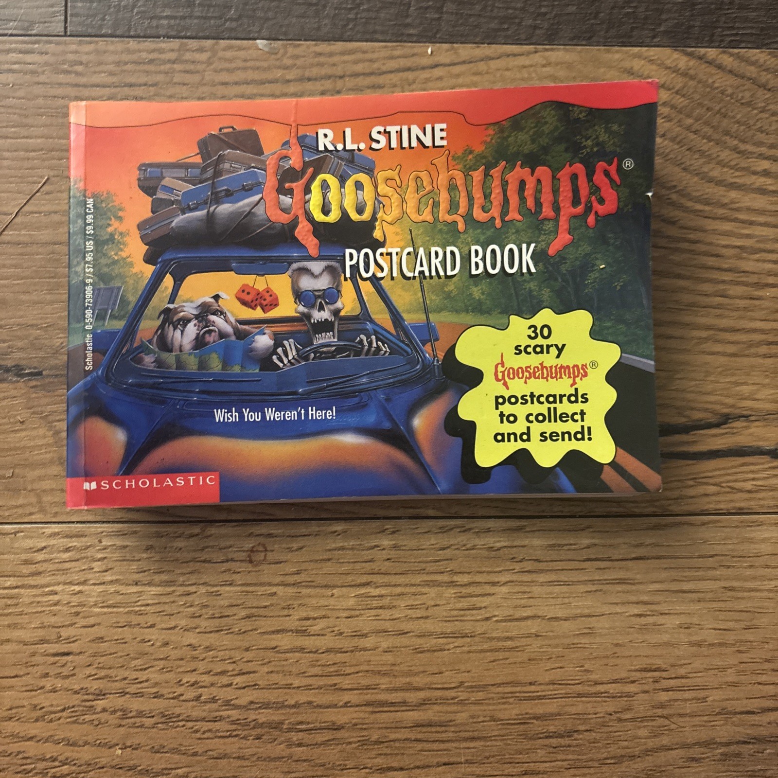 Goosebumps Postcard Book R. L. Stine 1996 Vintage Collectible 90’s COMPLETE