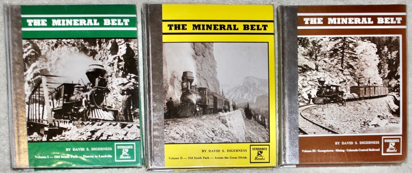3-Volume Set, The Mineral Belt by David Digerness, Very Clean