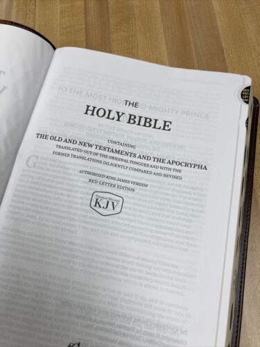 KJV Bible with APOCRYPHA | Thumb-indexed | Authorized King James Version