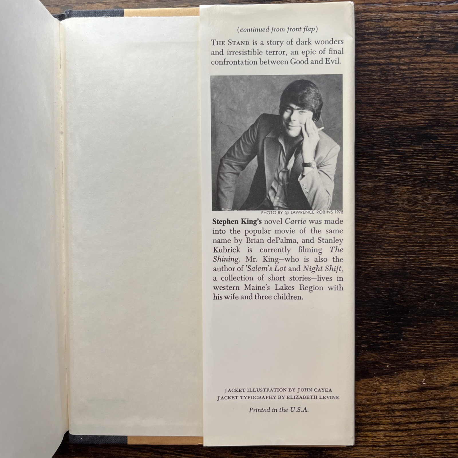 The Stand by Stephen King—1978 First Edition, later printing, HC/DJ