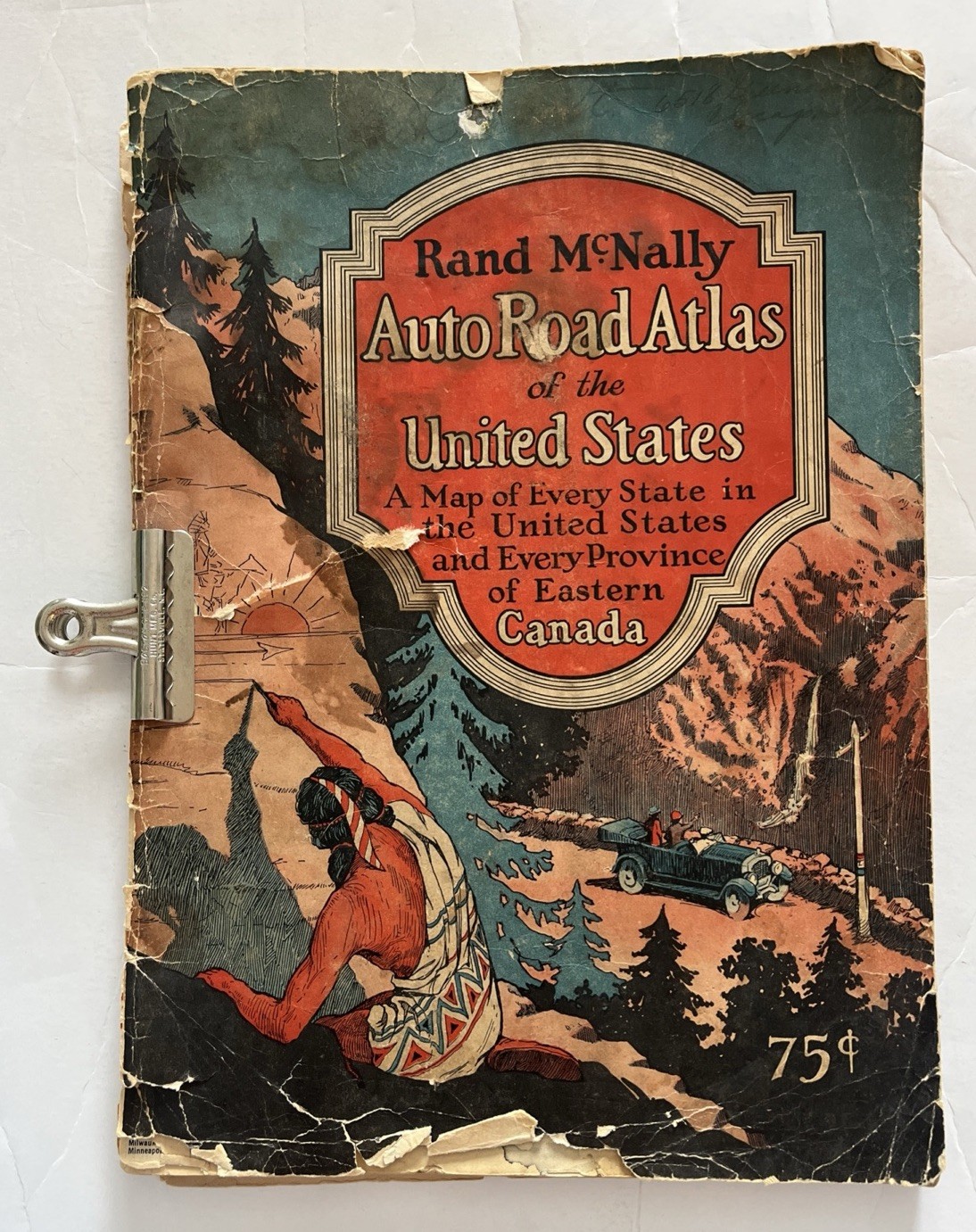Rand McNally Auto Road Atlas of the United States: A Map of… – Original, 1931