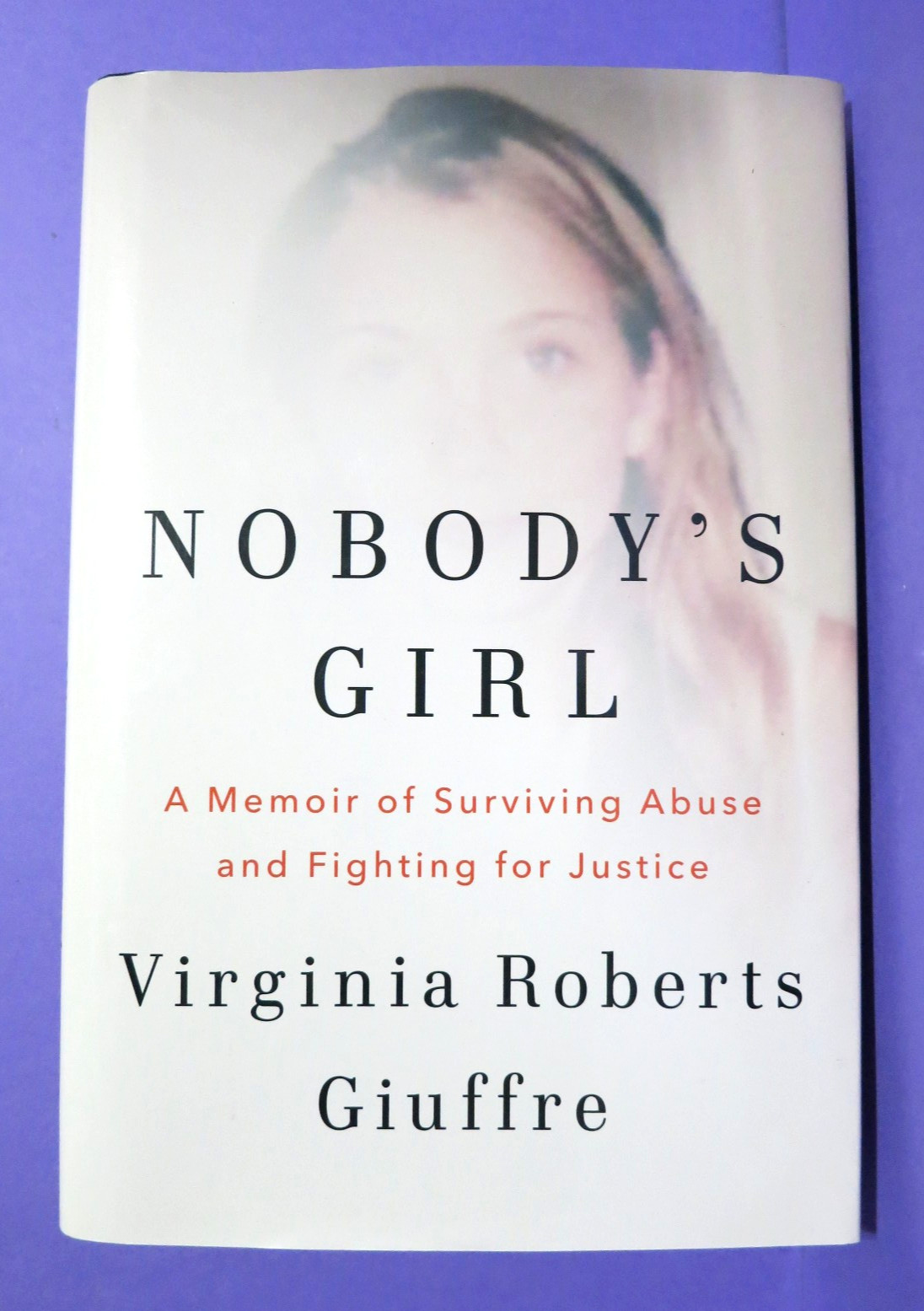Nobody’s Girl by Virginia Roberts Giuffre 1st Edition 2025 Hardcover DJ