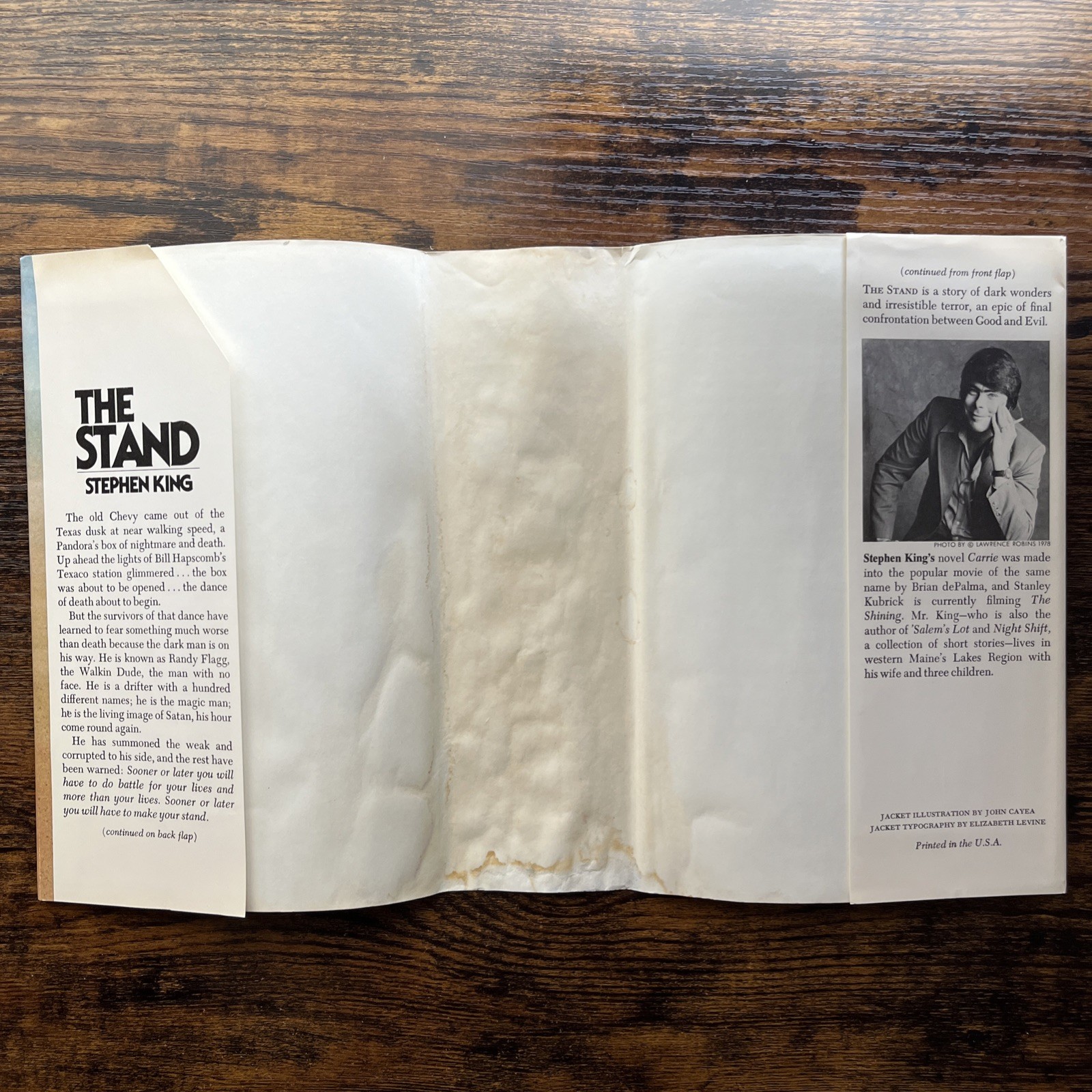 The Stand by Stephen King—1978 First Edition, later printing, HC/DJ