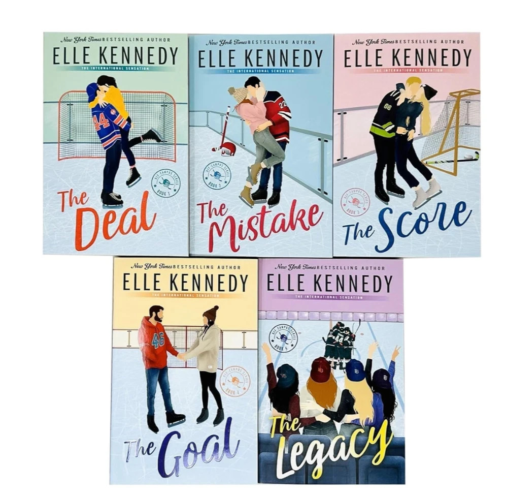 The off Campus 5 set by Elle Kennedy Brand New English Paperback Free Shipping