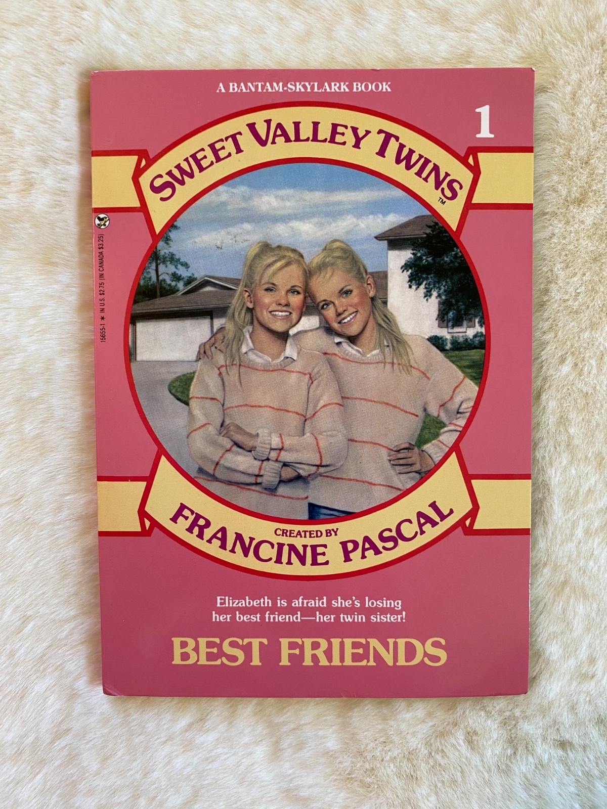 Sweet Valley Twins “Best Friends” paperback book #1 NEW Vintage Old Stock 1986
