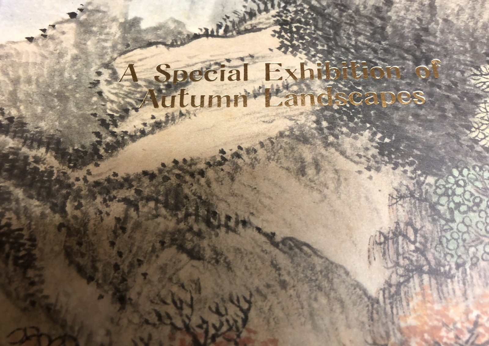 Special Exhibition of Autumn Landscapes softcover book 1994 Chinese Taiwan