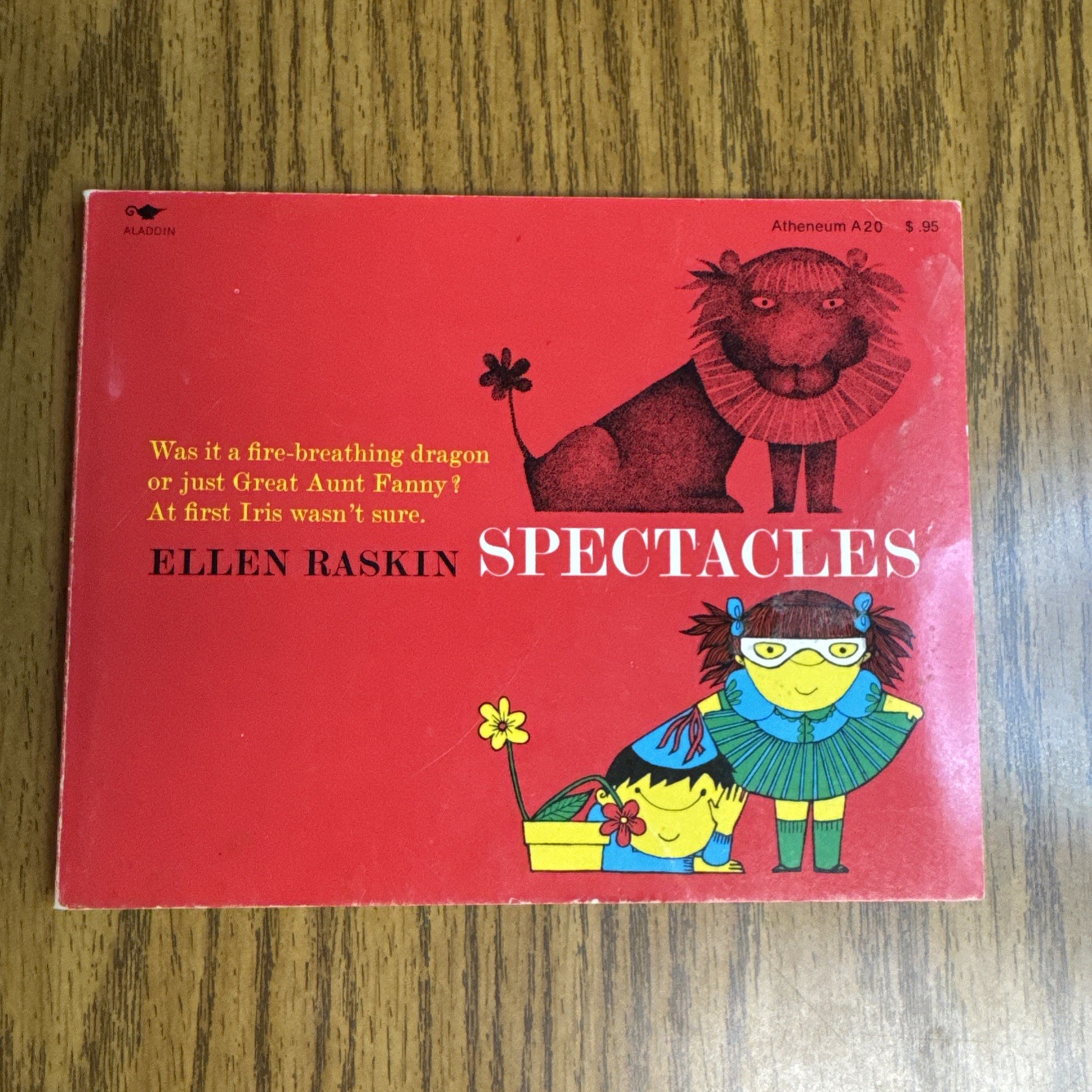 SPECTACLES : by Ellen Raskin : glasses : Vintage – UNREAD
