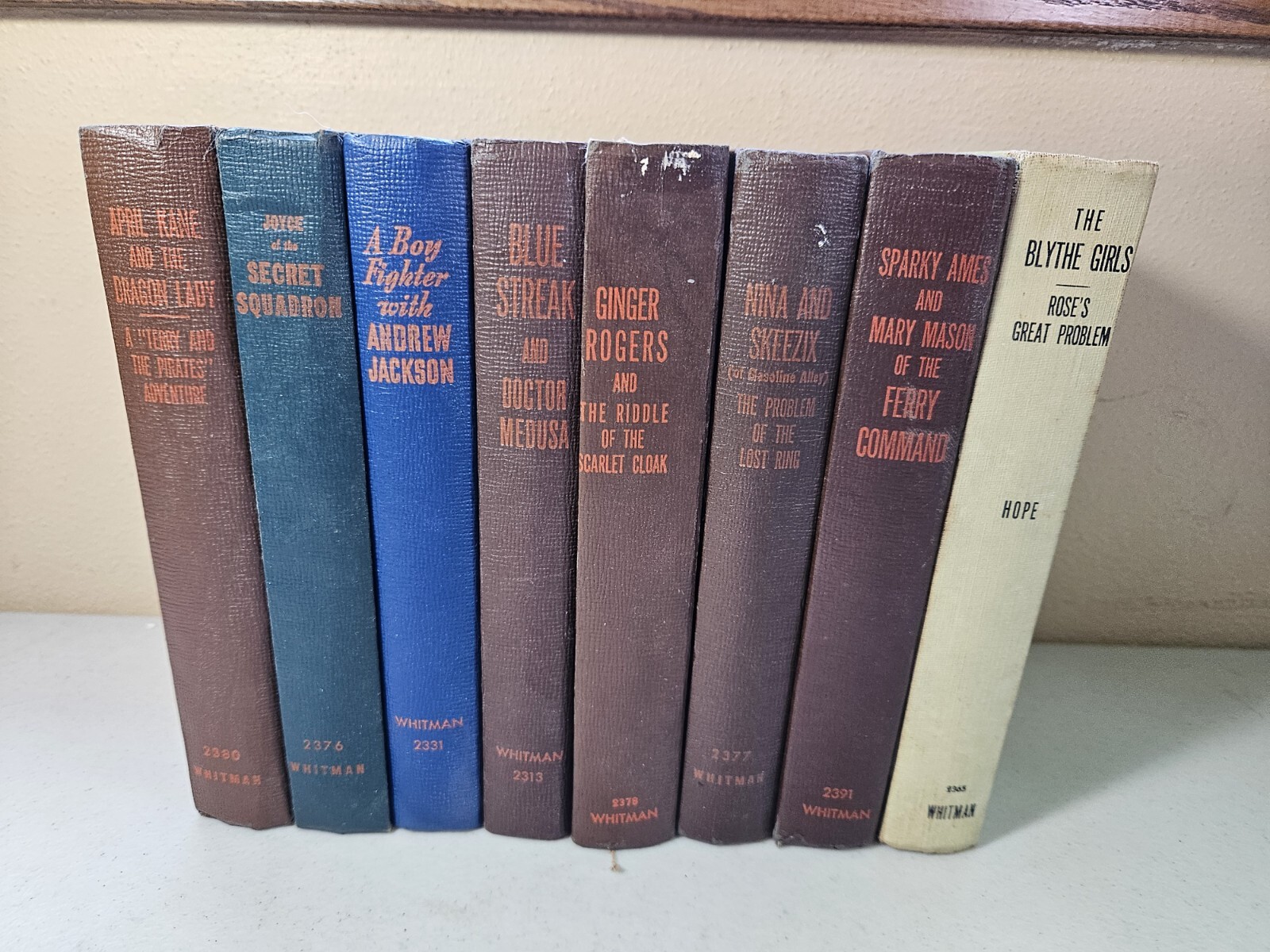Vintage Whitman Publishing Adventure Books Lot of 8 From 1940’s
