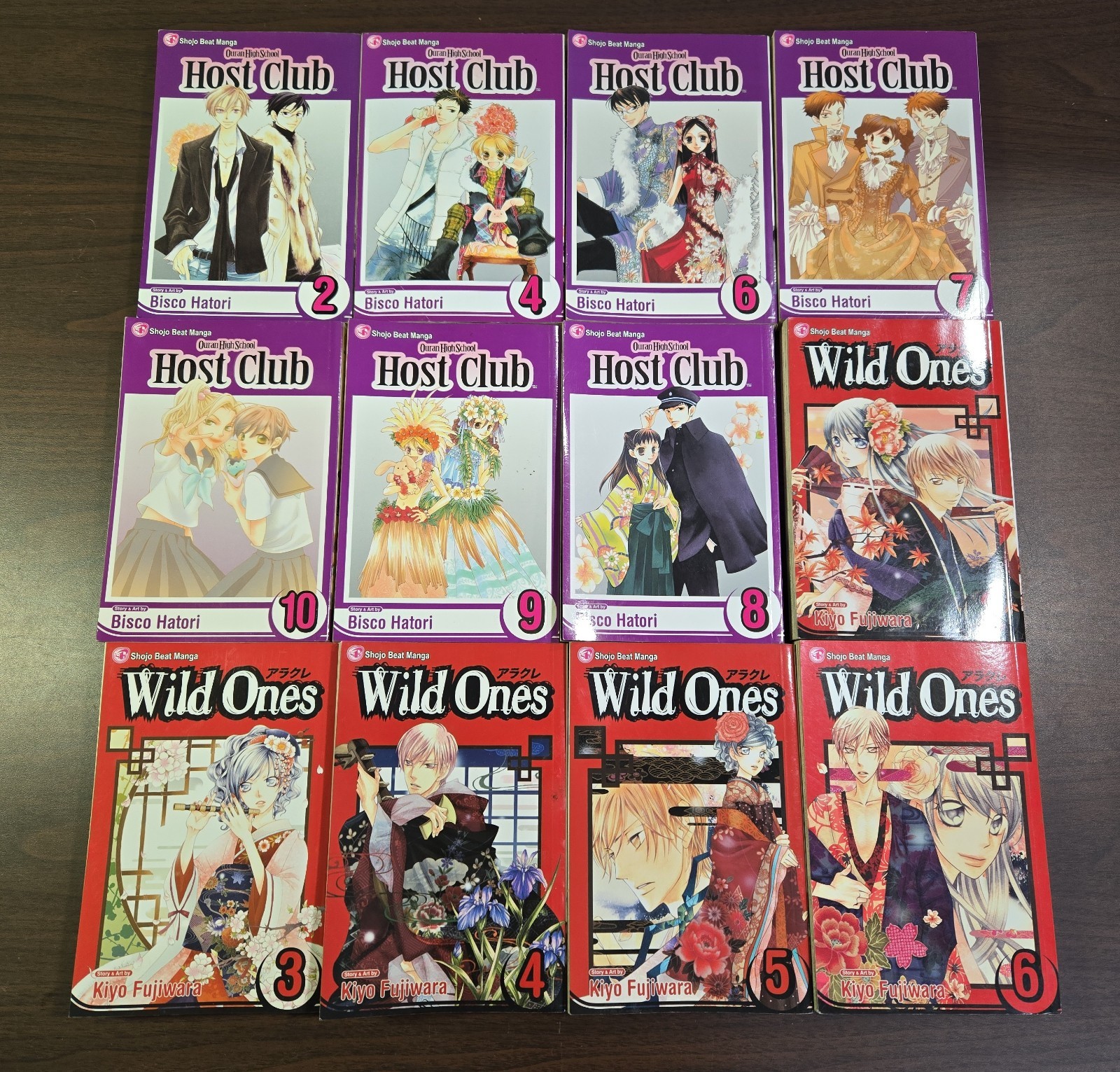 Huge Variety Manga Lot of 69 Books Host Club, Wild Ones, Fantamir, DN Angel