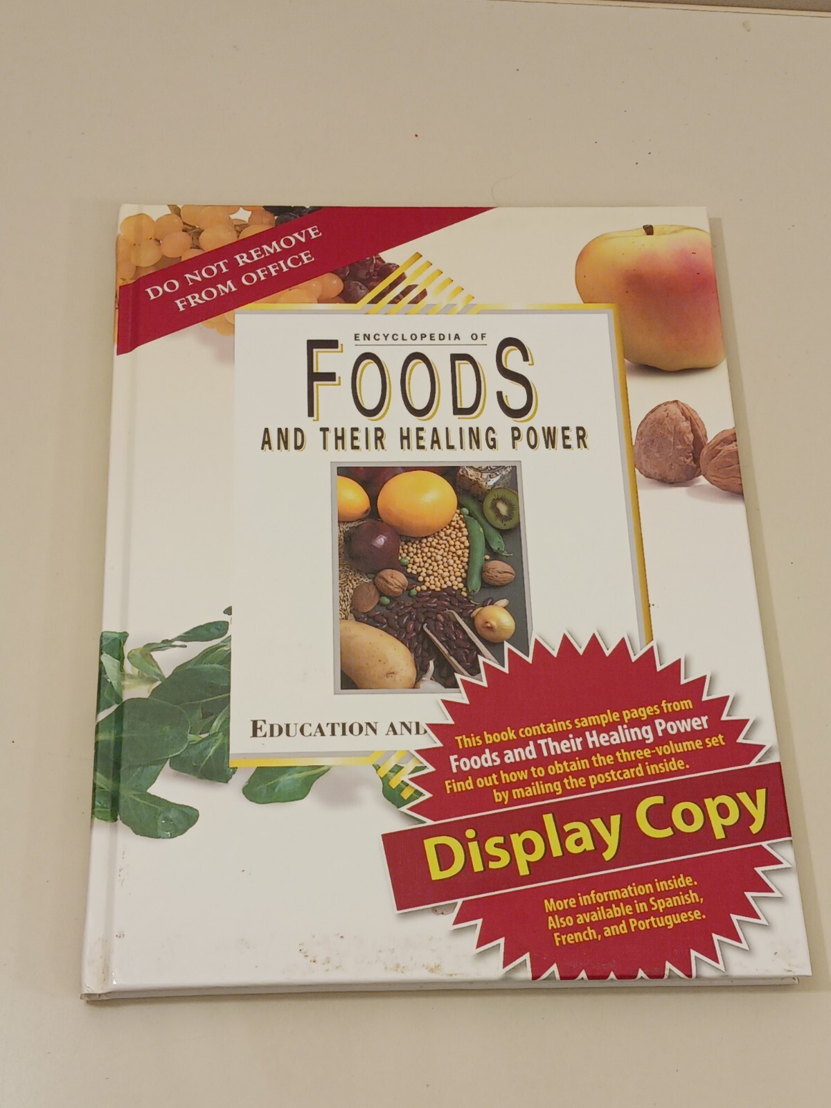 Encyclopedia Of Foods and Their Healing Power Hardback Rare Display Version