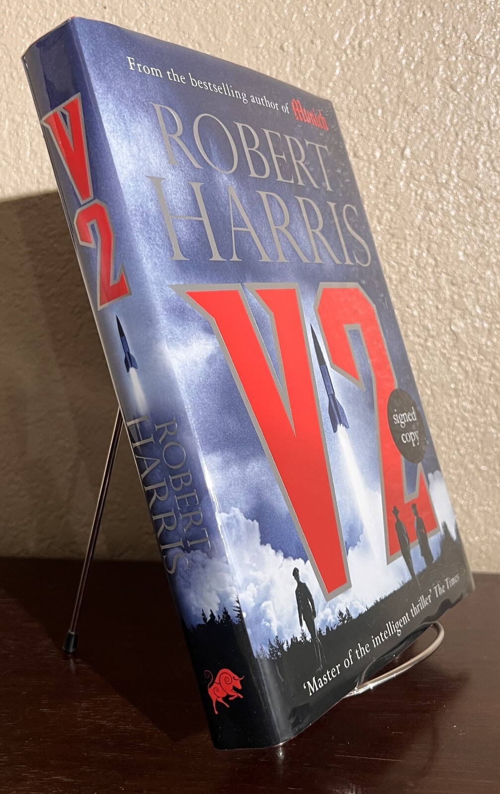 SIGNED ~ V2 : Novel of World War II by Robert Harris (2020 Hardcover) UK 1st/1st