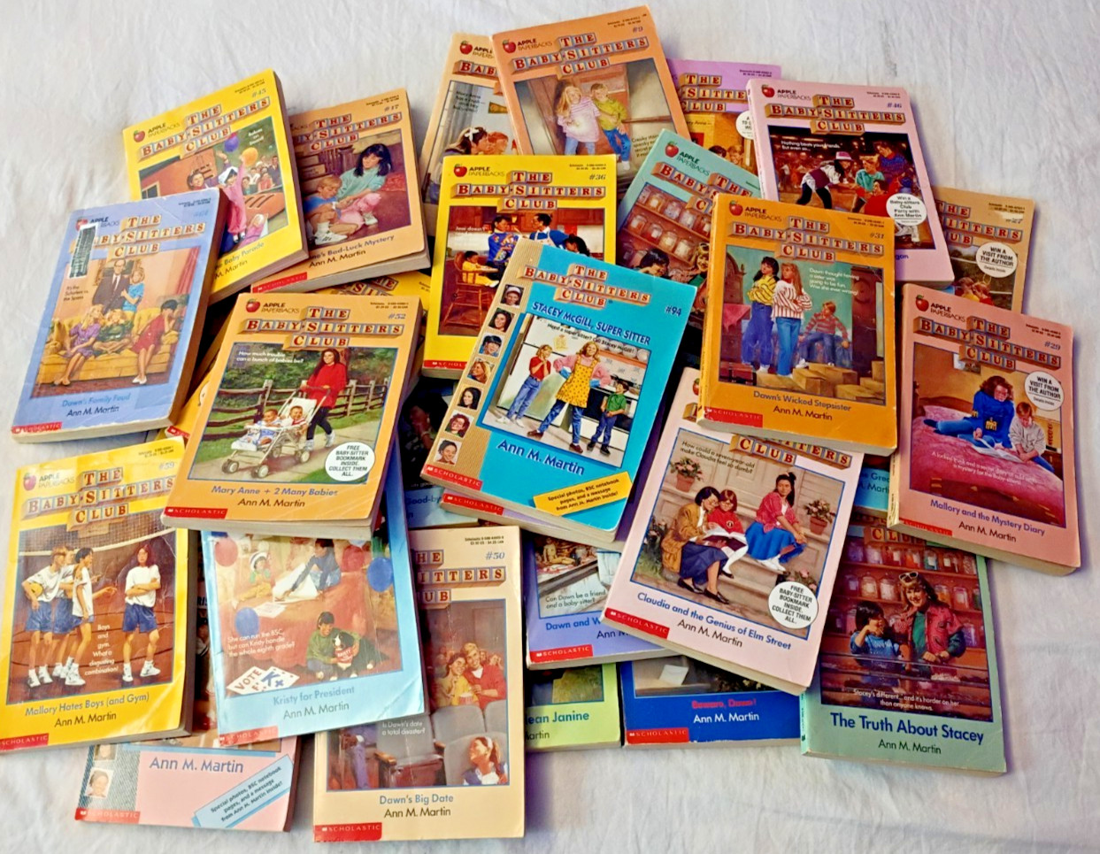 The Baby-Sitters Club Big Lot of 38 Vintage 1990’s Paperback Books Scholastic