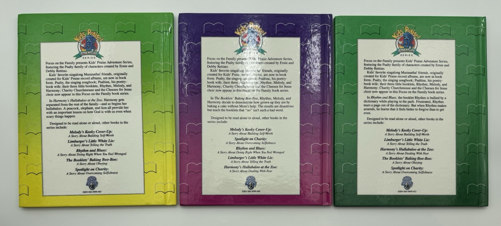 Lot Of 3 Kids’ Praise! Adventure Series w/Psalty, Focus on the Family, FREE SHIP