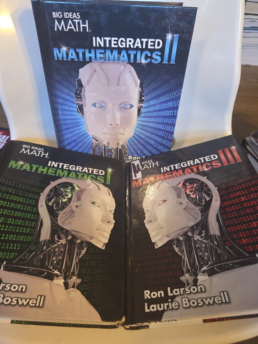 Big Ideas Math Integrated I 2 3 by Larson (2016, Hardcover) Lot Of 3 Books Math
