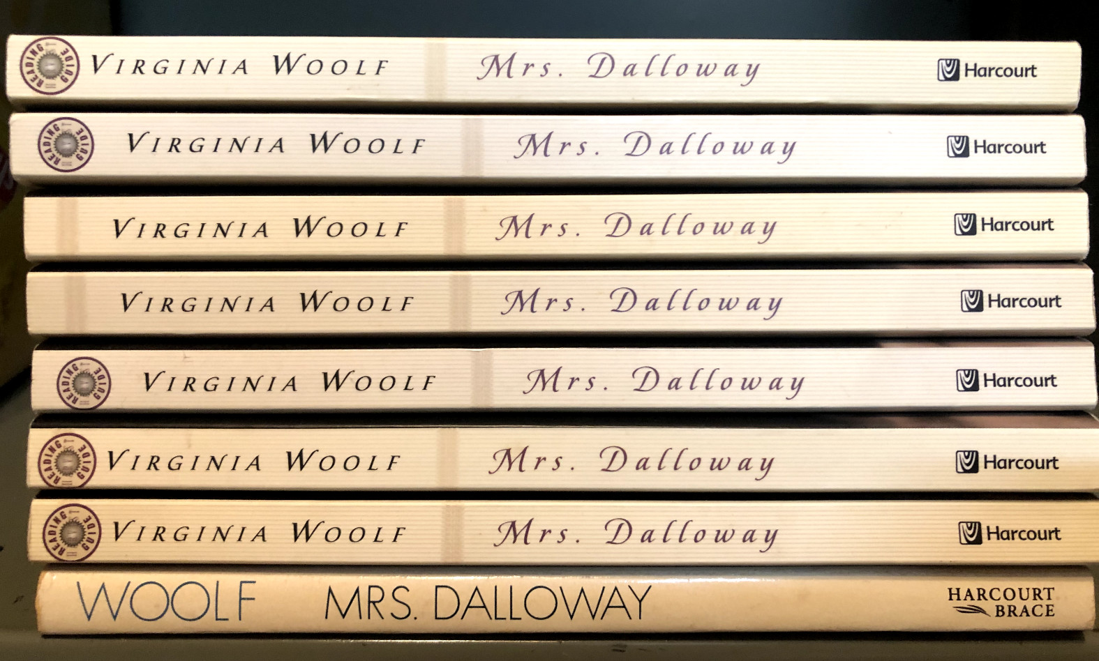 Lot of 8 Mrs Dalloway by Virginia Woolf Teacher Class Guided Reading Set