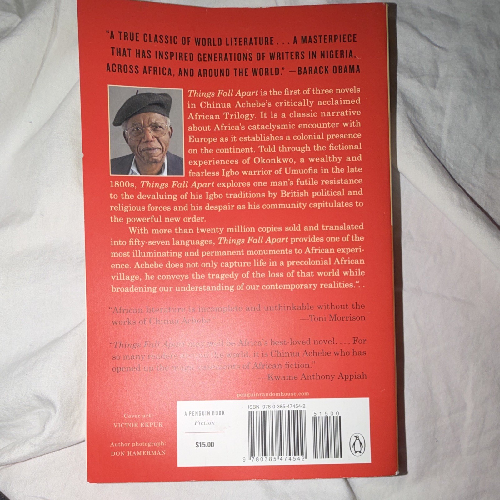 Chinua Achebe Things Fall Apart Novel Trade Paperback 1994 Penguin