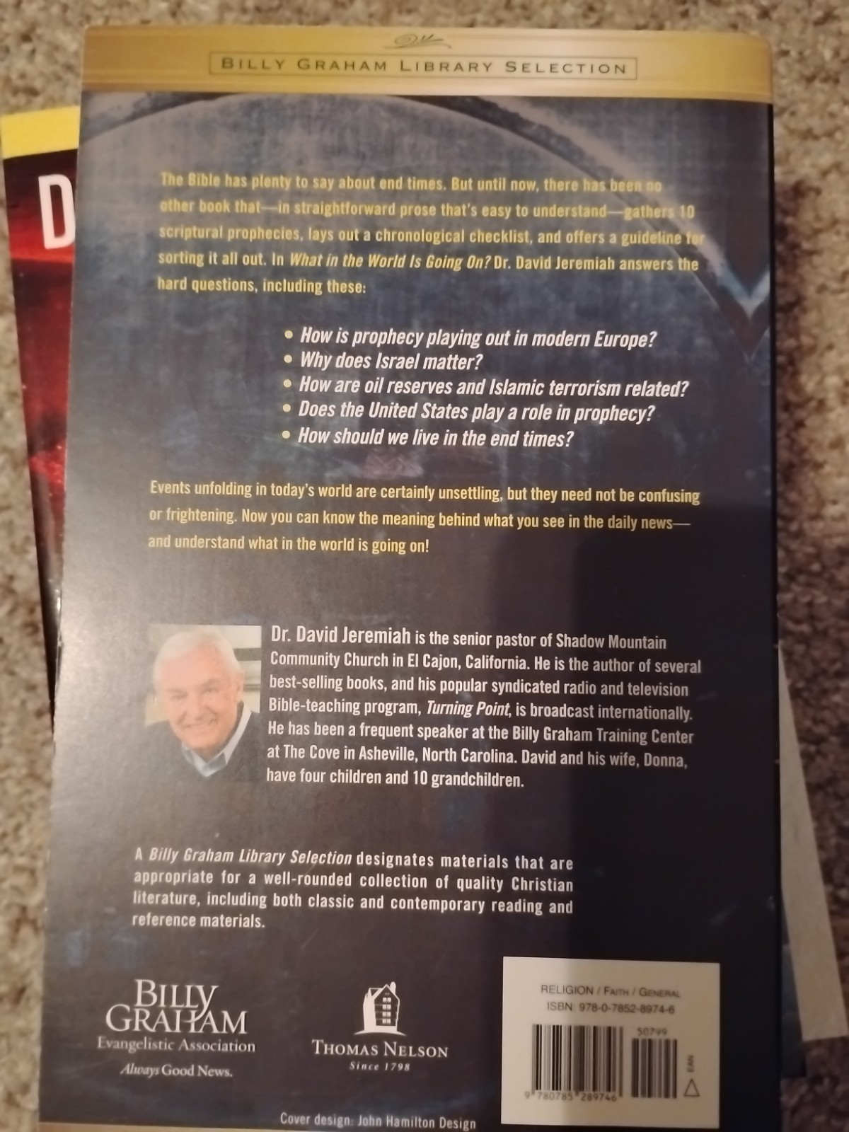 David Jeremiah Lot Giants Happiness Christ Prophecy End Times Revelation Bible