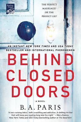Behind Closed Doors: A Novel by Paris, B. A., Acceptable Book