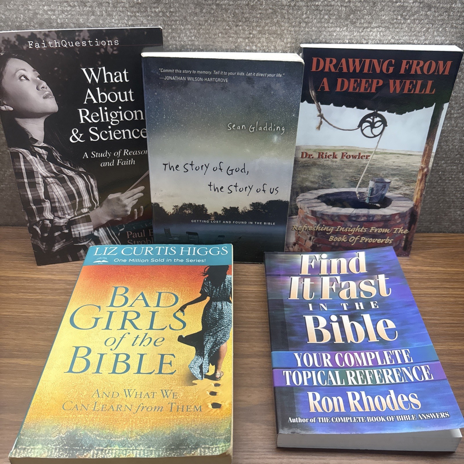 Bible Study Book Bundle Lot Of 5 Christian Life Living Reference Insights